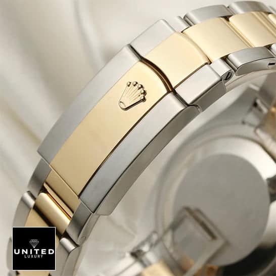 Rolex Datejust 116203 Rolex Datejust 116203 S.Steel Replica Two Tone Fold Clasp on the Rolex logo