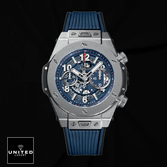 Hublot Big Bang Unico 411.JX.4802.RT Hublot Big Bang Unico Blue 84.394.-5471.NL_.7112.RX Replica black background