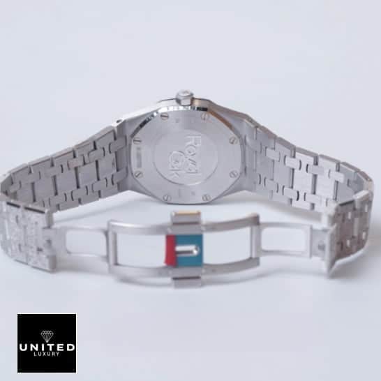 Audemars Piguet Royal Oak 67653BC.GG.1263BC.02 AP Frosted White Gold 67653BC.GG.1263BC.02 Open Clasp Replica