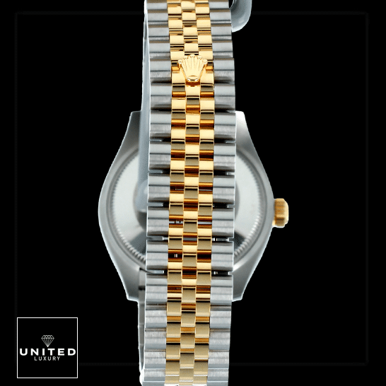Rolex Datejust 278273 Rolex Datejust 278273-0020 Steel And Yellow Gold Jubilee Bracelet Replica Fold Clasp on the Rolex Logo