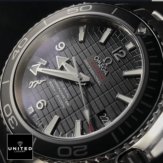 Omega Seamaster Planet Ocean 232.30.42.21.01.004 Omega Seamaster Planet Ocean 232.30.42.21.01.004 Black Dial Replica front view