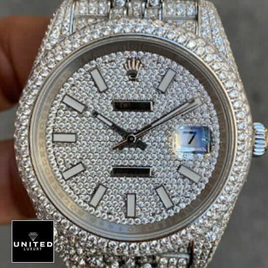 Rolex Datejust 116334 Rolex Datejust 116334 Diamond Dial Gem-Set Bezel Replica