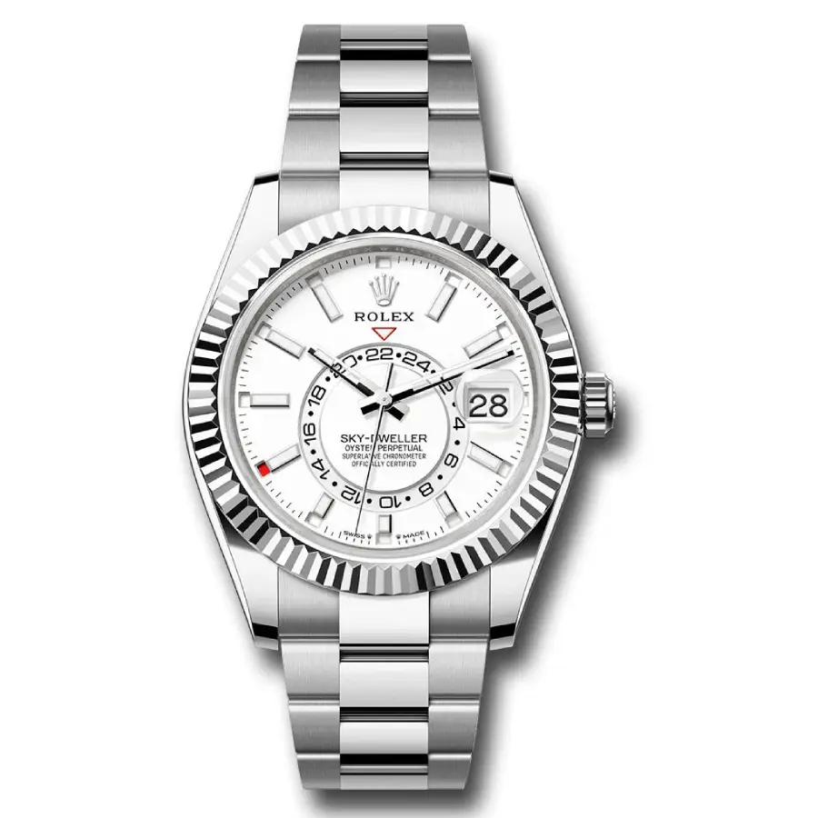 Rolex Sky-Dweller 336934 “White Dial” Ultra Detailed Clone
