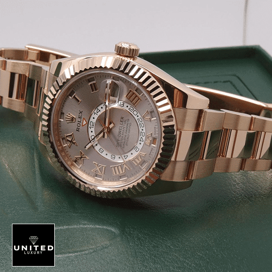 Rolex Sky-Dweller 326935 Rolex Sky Dweller 326935 Everose Gold Sundust Dial