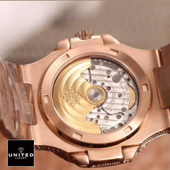 Patek Philippe Nautilus 5711 Patek Philippe Nautilus Jumbo 5711-R8 Rose Gold Replica upside view