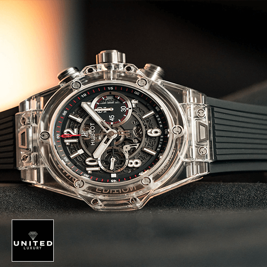 Hublot Big Bang Unico HUblot Big Bang Unico Magic Replica black rubber Bracelet