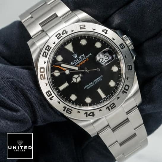 Rolex Explorer II 216570 Rolex Explorer II 216570-0001 Black Dial Ceramic stick & dot Replica