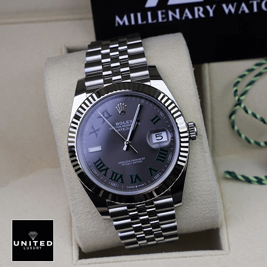 Rolex Datejust 126300 Rolex Datejust II Perpetual 126300-0014 Fluted Bezel Stainless Steel Jubilee Bracelet Replica
