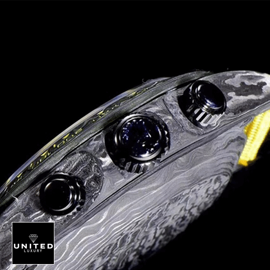 Rolex Cosmograph Daytona DIW Rolex Daytona DiW NTPT Carbon 46490 Stainless Steel Case Crown Pusher Replica