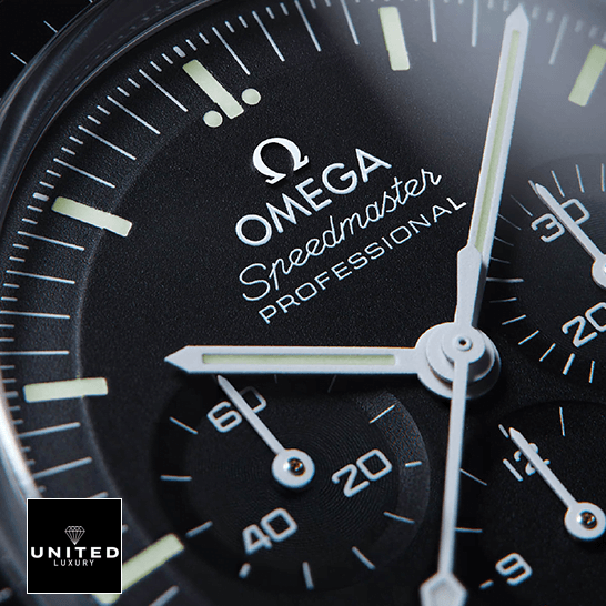 Omega Speedmaster Professional 311.99.42.30.04.001 Omega Speedmaster Professınonal Black Dial Replica close view