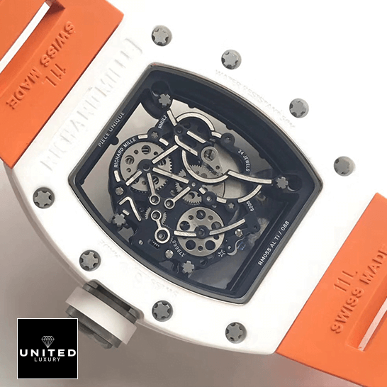 Richard Mille RM 11-03 richard_mille_RM055_KV_V2_white_ceramic_skeleton_dial_replica_back