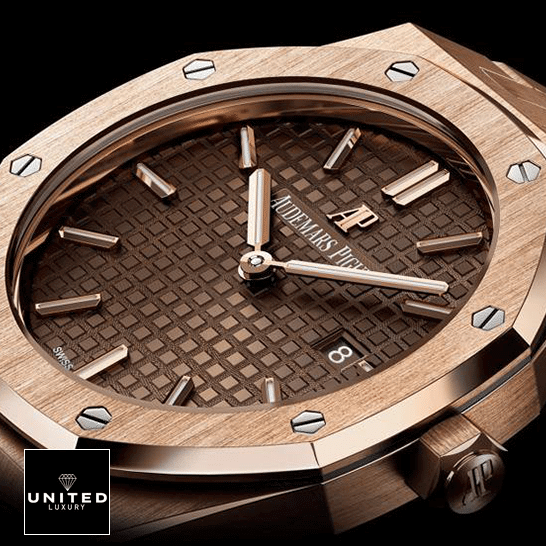 Audemars Piguet 67650OR.OO_.1261OR.01 Royal Oak Brown Dial Replica