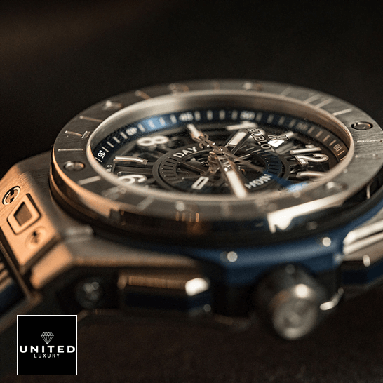 Hublot Big Bang Unico Hublot Unico Black Background Unico GMT Replica crown / push button