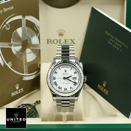 Rolex Day-Date II 218239 Rolex Day-Date II 218239 Replica in the Rolex Box & Instructions for Use