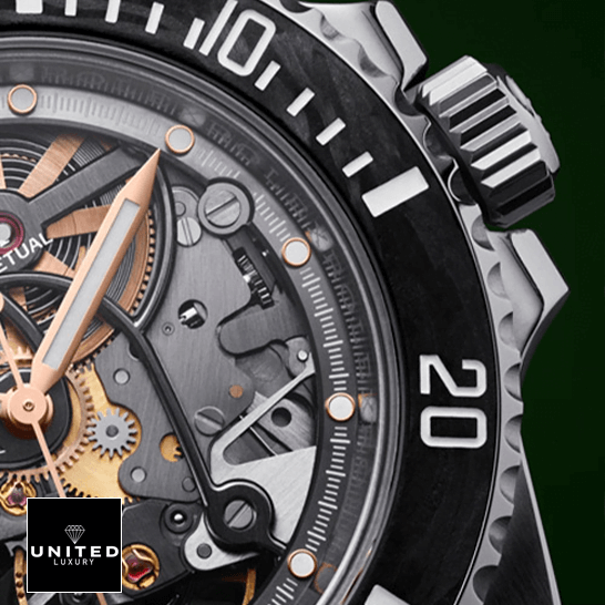 Rolex Submariner 114200 Rolex Oyster Skeleton Dial Steel 114200 Replica close view