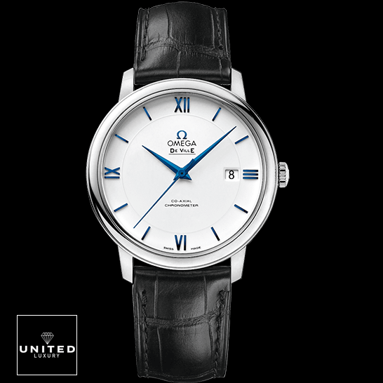 Omega De Ville Prestige 424.10.40.20.02.001 Omega De Ville Prestige 424.53.40.21.04.001 White Dial Replica black background