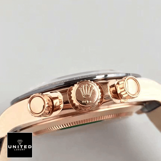 Rolex Daytona 116515LN Rolex Daytona 116515LN Yellow Gold Case Button & Crown Pusher Replica