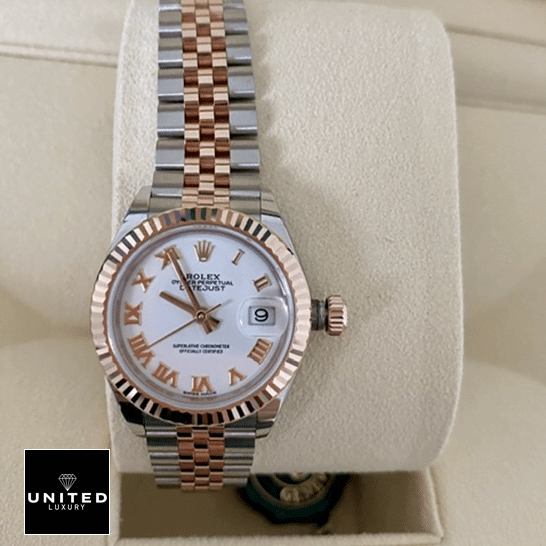 Rolex Lady-Datejust 279171-0021 Rolex Datejust 279171 White Dial Romen Numerials Replica