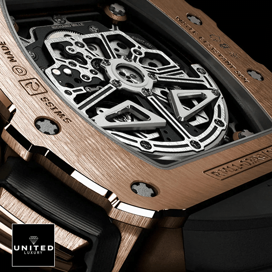 Richard Mille RM 011 Richard Mille RM011RG Flyback limited Edition Replica upside view