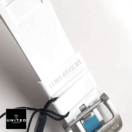Richard Mille RM 055 Richard Mille RM55 White Rubber Bracelet Replica steel clasp