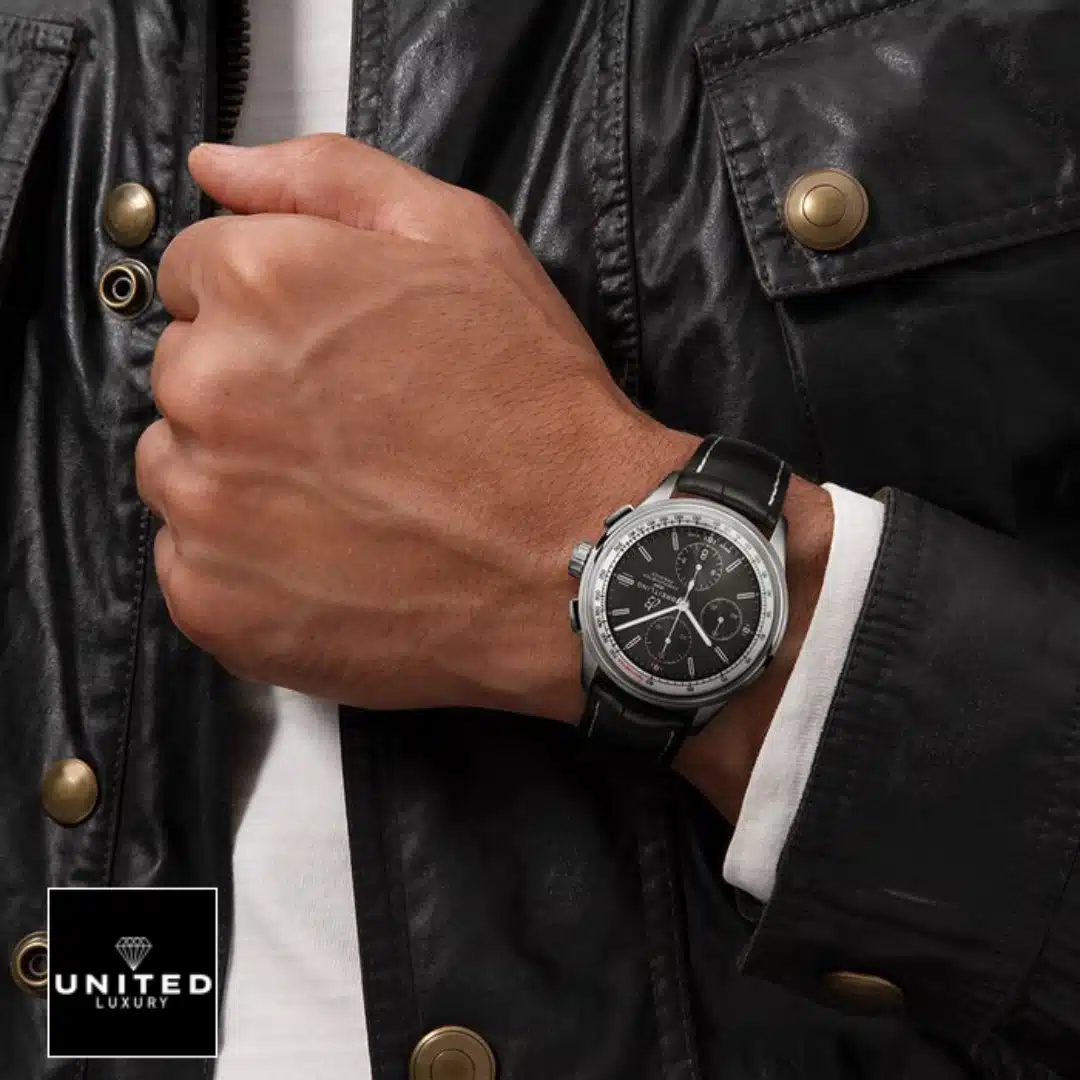 Breitling Premier Chronograph A13315351B1P2 He's got a Breitling Premier Chronometer A13315351B1P2 Replica watch on his wrist
