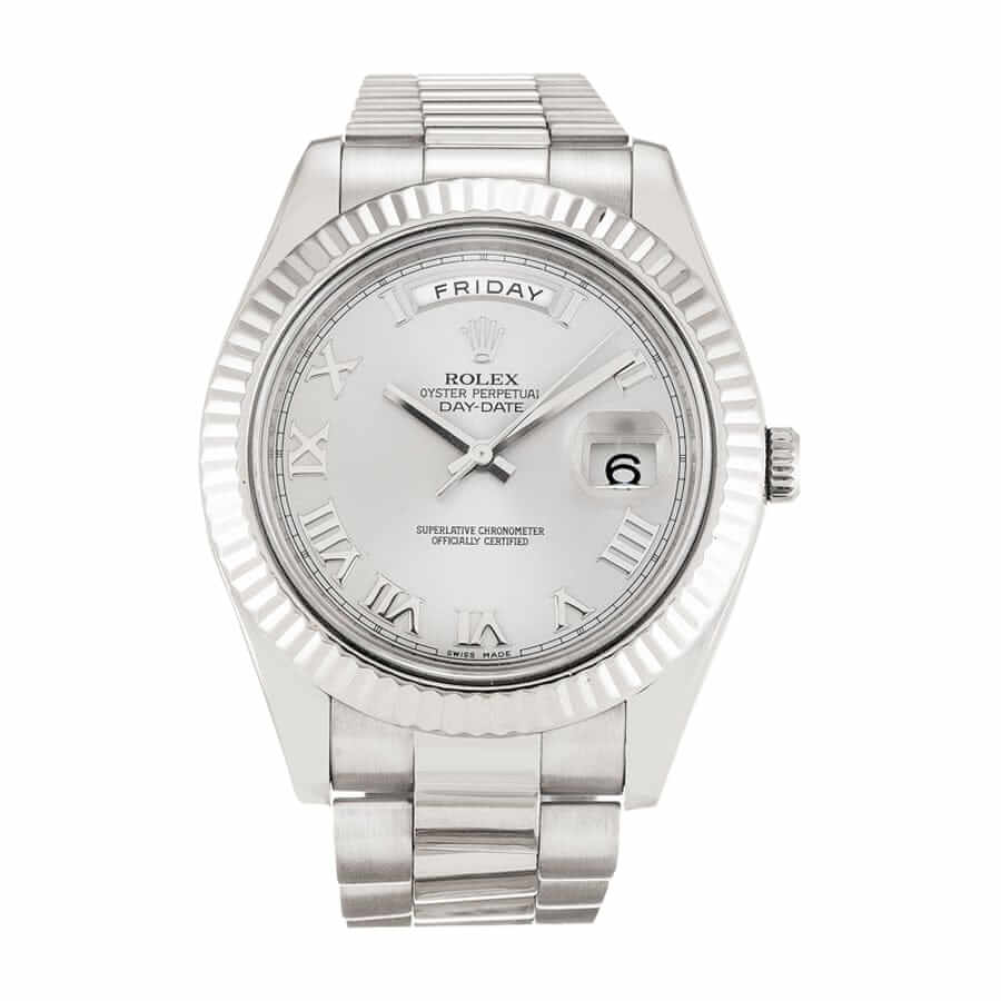 Rolex Day-Date 218239-0041 “White Roman Dial” First-Class Clone