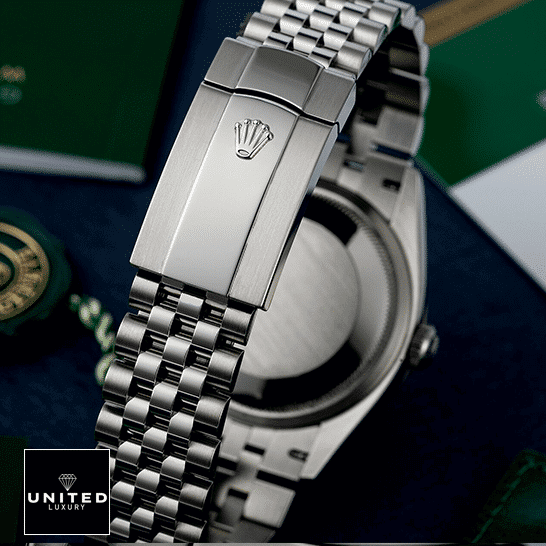 Rolex Datejust 126334-0002 Authentic Copy 1:1 rolex datejust bracelet 126334 0002 steel automatic blue dial jubilee back Rolex Datejust 41 126334-0002 Fold Clasp on the Rolex Logo Replica