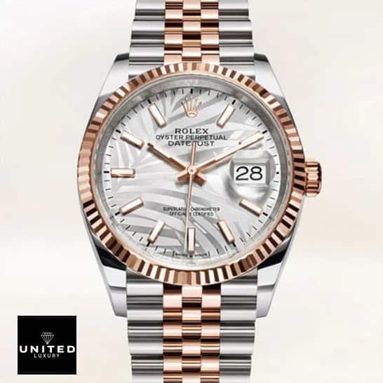 Rolex Datejust 126231 Rolex Datejust 36 126231-0033 Slate Color Dial Fluted Bezel Replica