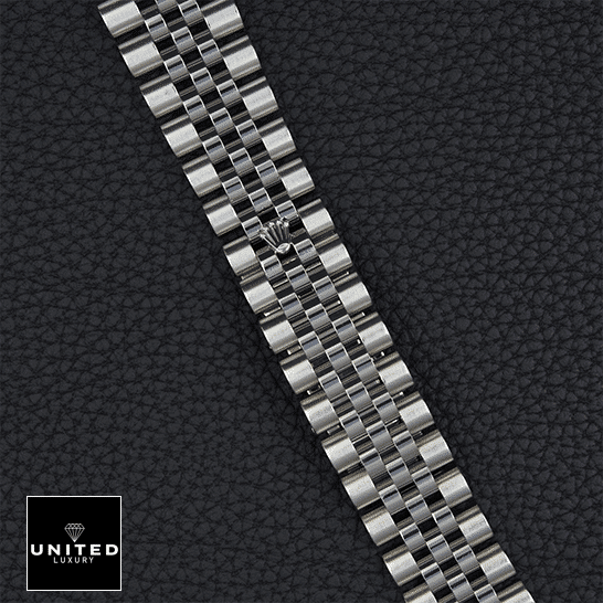 Rolex Datejust 116234 Silver Dial Perfect Duplicate 1:1 Rolex Datejust 36 116234-0084 Jubilee Bracelet Fold Clasp on the Rolex Logo Replica