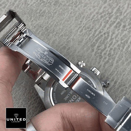 Rolex Cosmograph Daytona 16518 Rolex Stainless Steel Oyster and Open Clasp