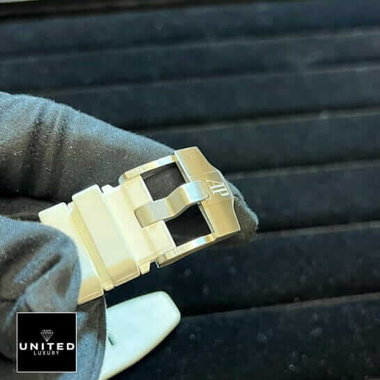 Audemars Piguet Royal Oak 67540SK.ZZ.A010CA.01 AP Royal Oak Stainless Steel Clasp Replica on the hand