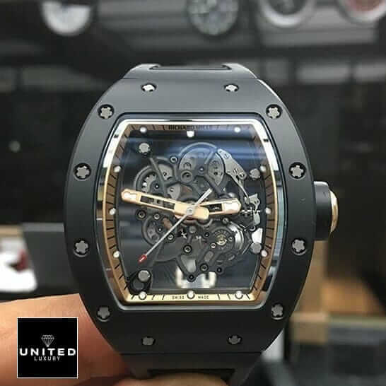 Richard Mille RM 055 Richard Mille RM055 Bubba Watson Replica black background