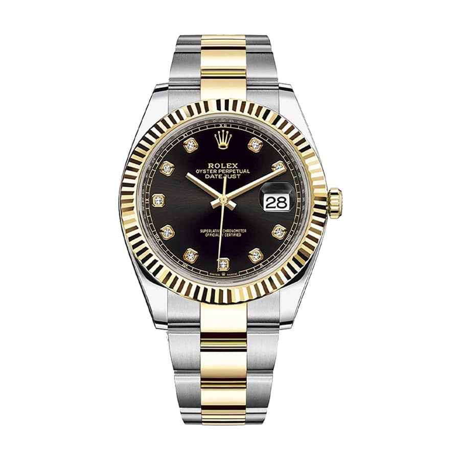 Rolex Datejust 126333-0005 Black Dial Signature Replica 1:1