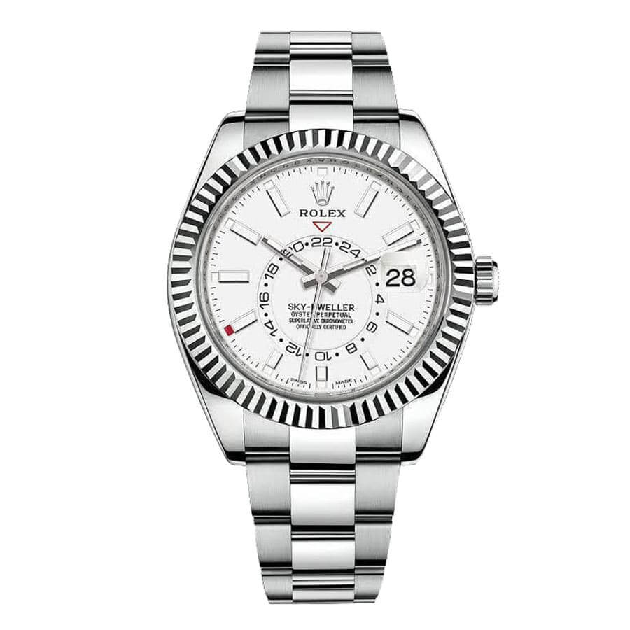 Rolex Sky-Dweller 326934 “White Dial” 1:1 Master Replica
