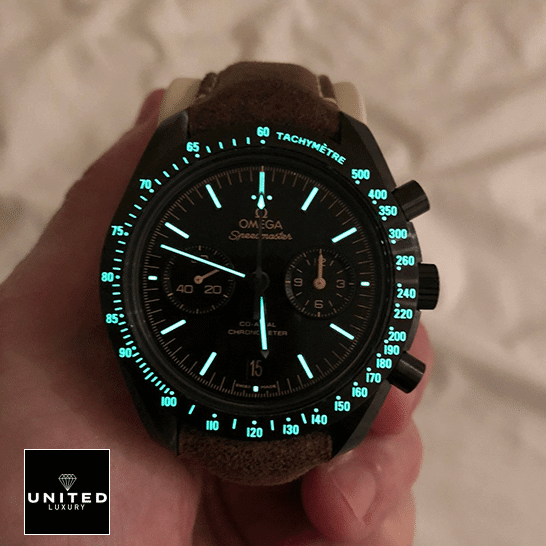 Omega Speedmaster Moonwatch 311.92.44.51.01.006 True Replica 1:1 omega speedmaster 311.92.44.51 replica luminance Omega Speedmaster 311.92.44.51 Black Dial Replica dial phosphor