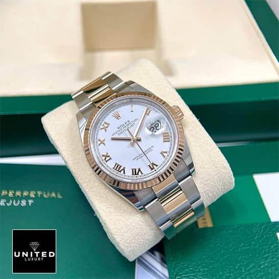 Rolex Datejust 126300 Rolex Datejust 36 White Roman Numerial Oyster Replica
