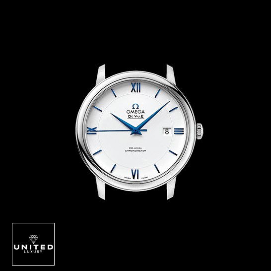 Omega De Ville Prestige 424.10.40.20.02.001 Omega De Ville Prestige White Dial Replica black background