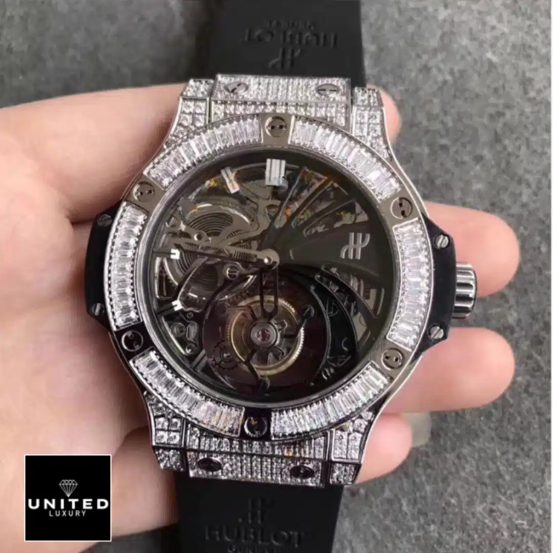 Hublot Classic Fusion Diamond Tourbillon Excessive Quality HUB011 Replica Yeni Proje 1 11