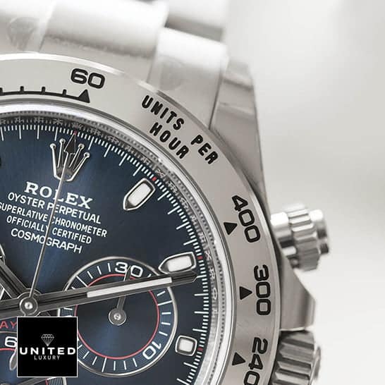 Rolex Daytona Cosmograph 116509 Rolex Daytona 116509 Blue Dial S.Steel Bezel Replica