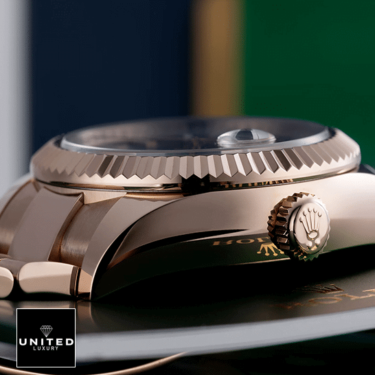 Rolex Sky-Dweller 326935-0007 Rolex Sky-Dweller 326935-0007 Rose Gold Case & Crown Pusher Replica